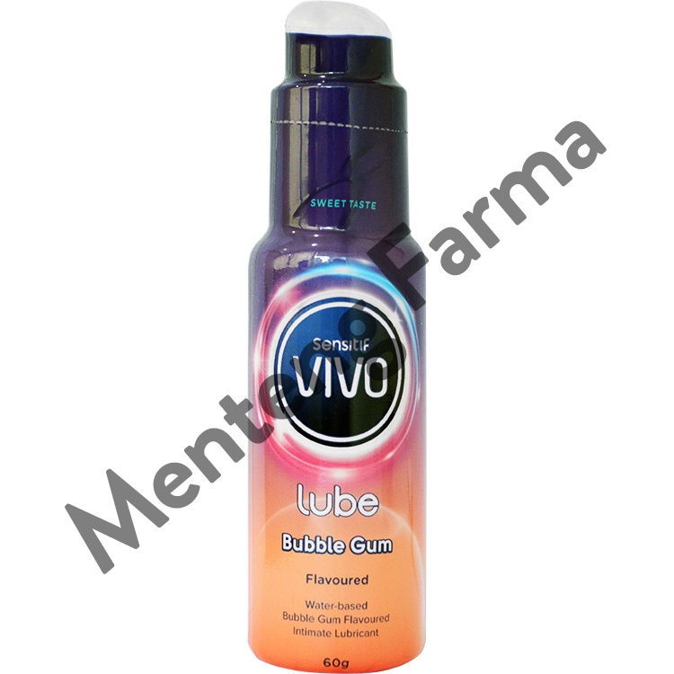 Vivo Bubble Gum Lube 60 Gr - Pelumas Lubrikan Vivo