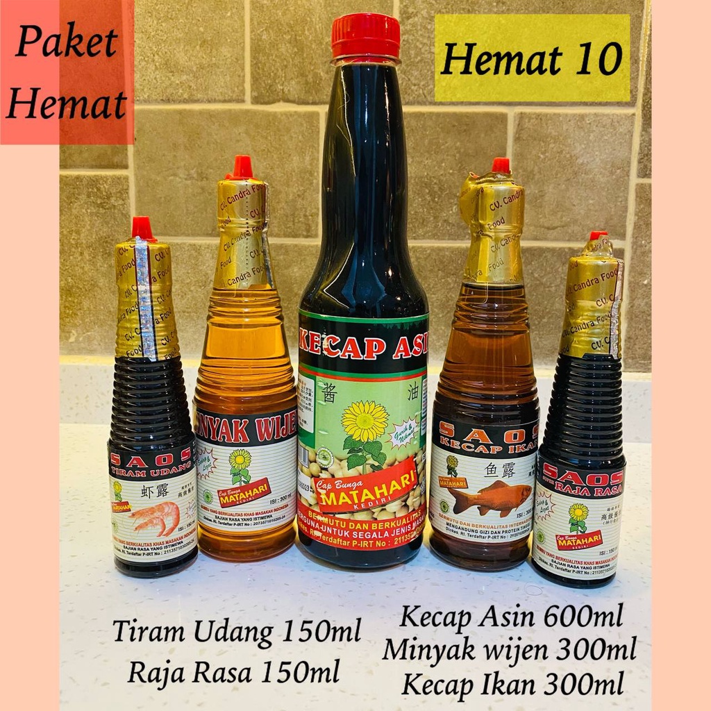 

Paket Hemat 10 | Halal | Cap Bunga Matahari