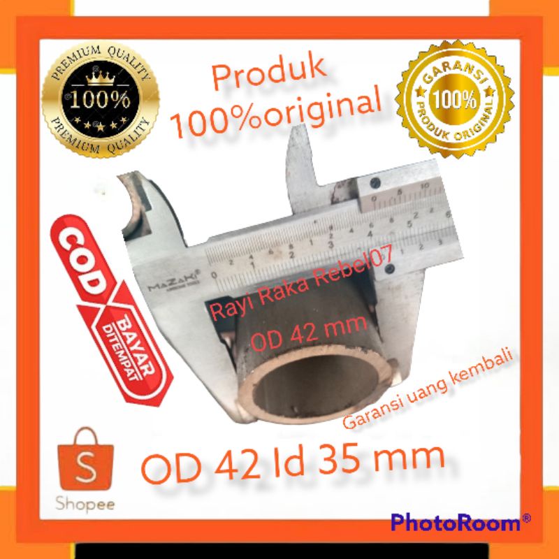 Pipa Besi seamless OD 42 Id 35 mm tebal 3 mm