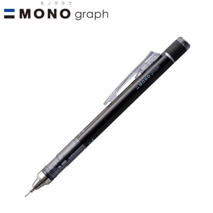 

(COD) Tombow Mono Graph Shaker Mechanical pencils 0.5mm - BLACK CUCI GUDANG Kode 1141