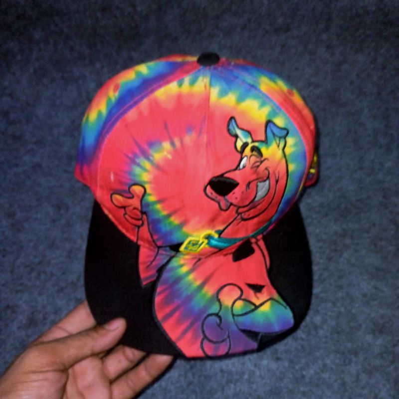 snapback Scooby-Doo Embroidered Tie Dye