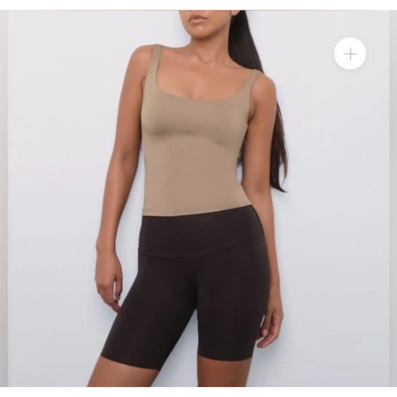 Bare Kurve Flex Tank Top in Bean