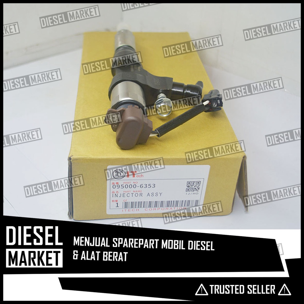 Injector Excavator Kobelco SK200 - Nozzel Injektor Kobelco SK200-8 - 6353