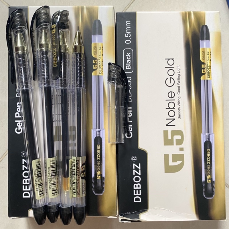 

delunashop Pulpen Gel Debozz noble gold Pen DEBOZZ DB-550 HITAM DAN BIRU