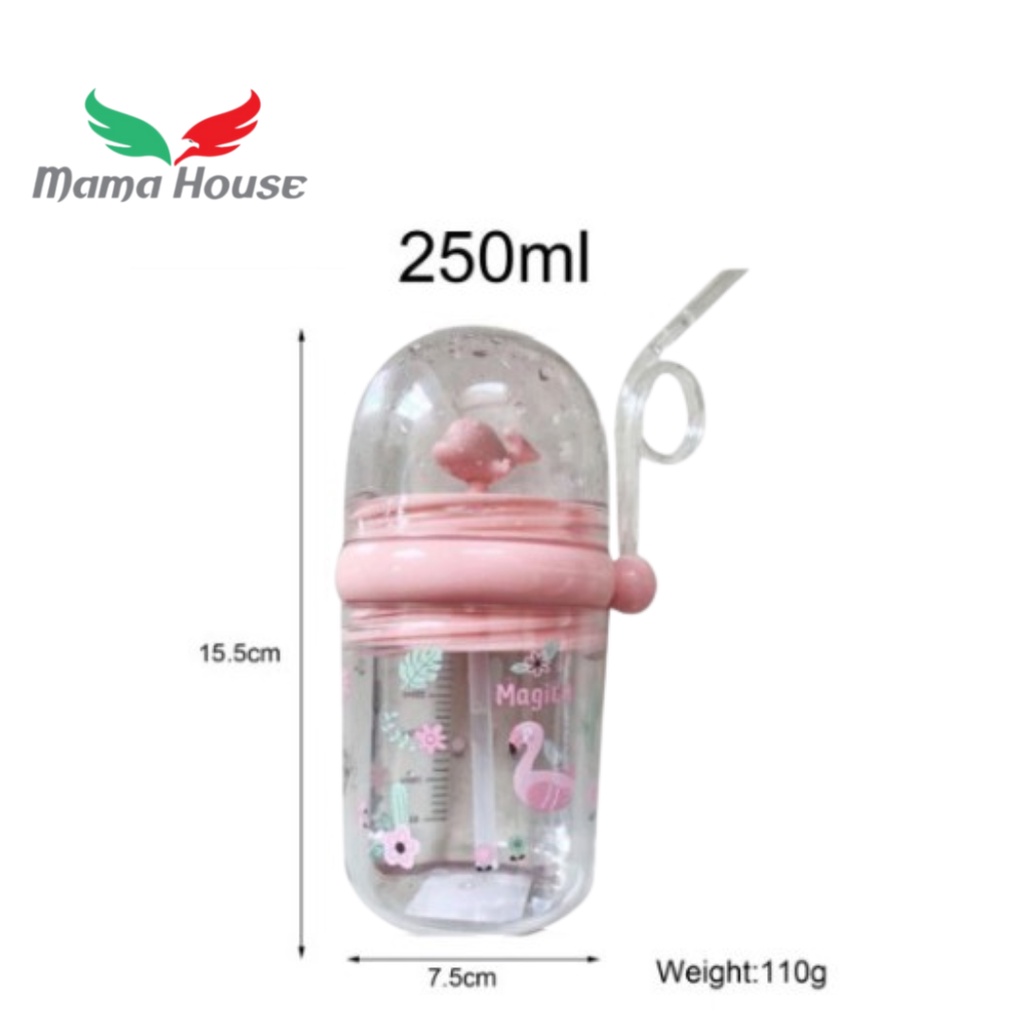 [MH] Botol Minum Anak Air Mancur Lumba Lumba 250ml