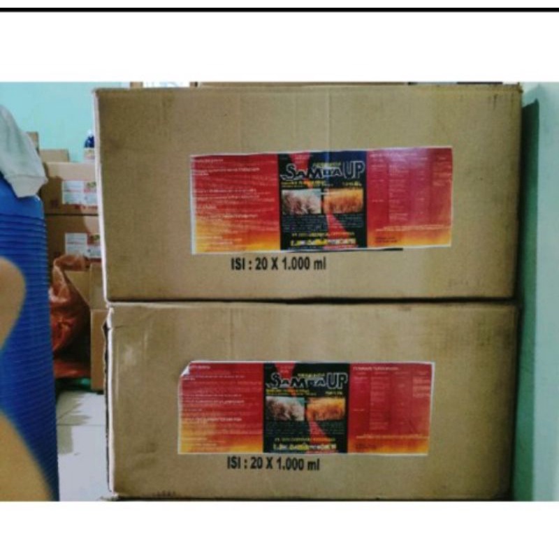 

1dus Herbisida Samba Up 525 SL 20 Botol Kemasan 1liter Atasi Rumput Sampai Ke