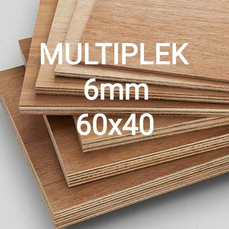 Terbaru Triplek / Multiplek 6mm (60x40)cm, plywood 6mm