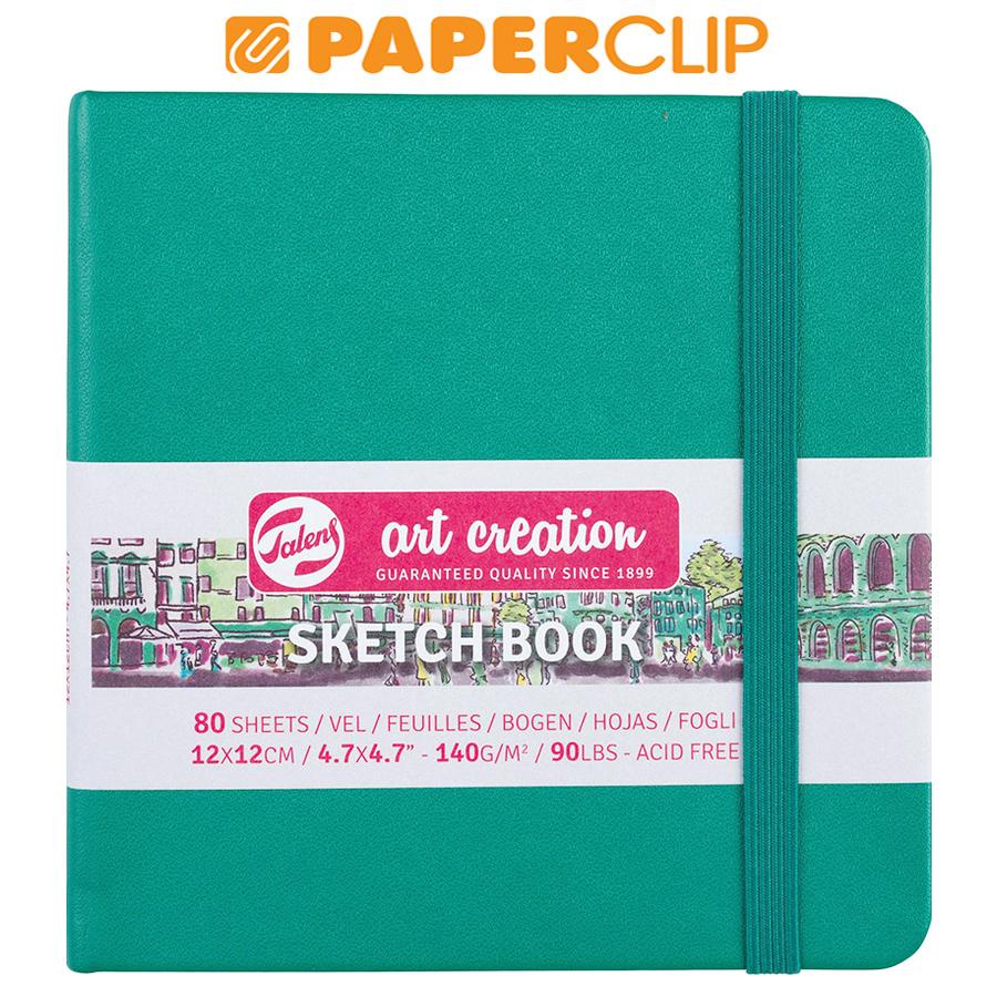 

SKETCH BOOK TALENS ART CREATION 9314334M FOREST GREEN 12X12 140G