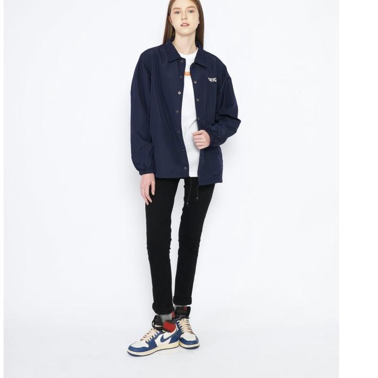 Terpercaya Erigo Coach Jacket Paradaisu Navy
