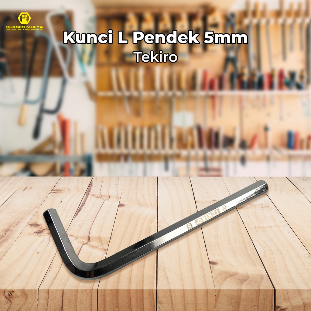 Tekiro Kunci L 5 mm Pendek Eceran