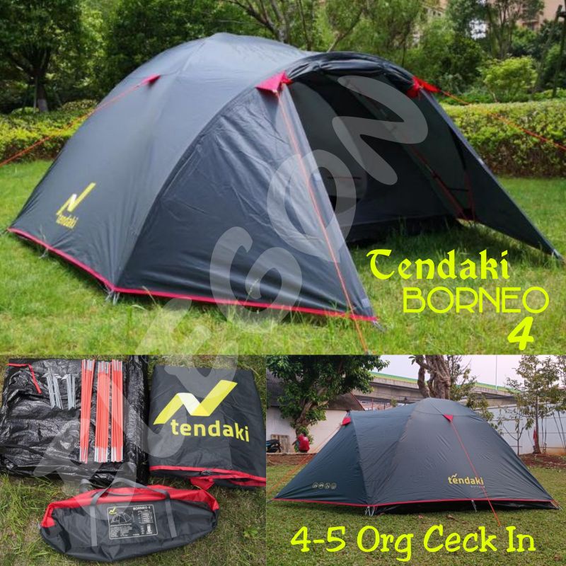 Borneo 4 Tenda Camping Gunung Tendaki Borneo 4 Dark Grey Limited Edition Not Java 4 Pro Light