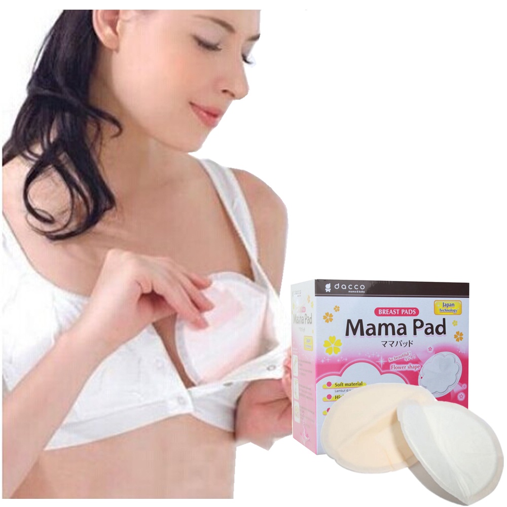 Mama Pad Flower Breast Pad 24pcs / 56pcs - Mamapad Bantalan Penyerap Asi