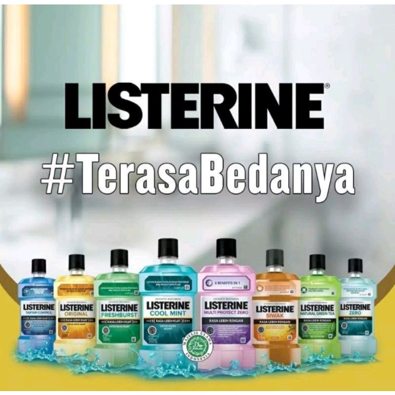 LISTERINE Mouthwash Multi Protect Zero / Cool Mint / Zero Antiseptic / Fresh Citrus / Freshburst / S