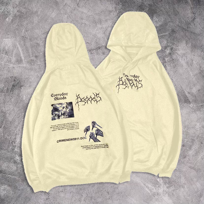 SWEATER HOODIE DISTRO PRIA WANITA CREAM ORIGINAL BGOODS COMPANY / HOODIE PRIA / ANIME / OVERSIZE / SWEATER HOODIE UNISEX HNM / HOODIE FLECEE / HOODIE WARNA KREMl
