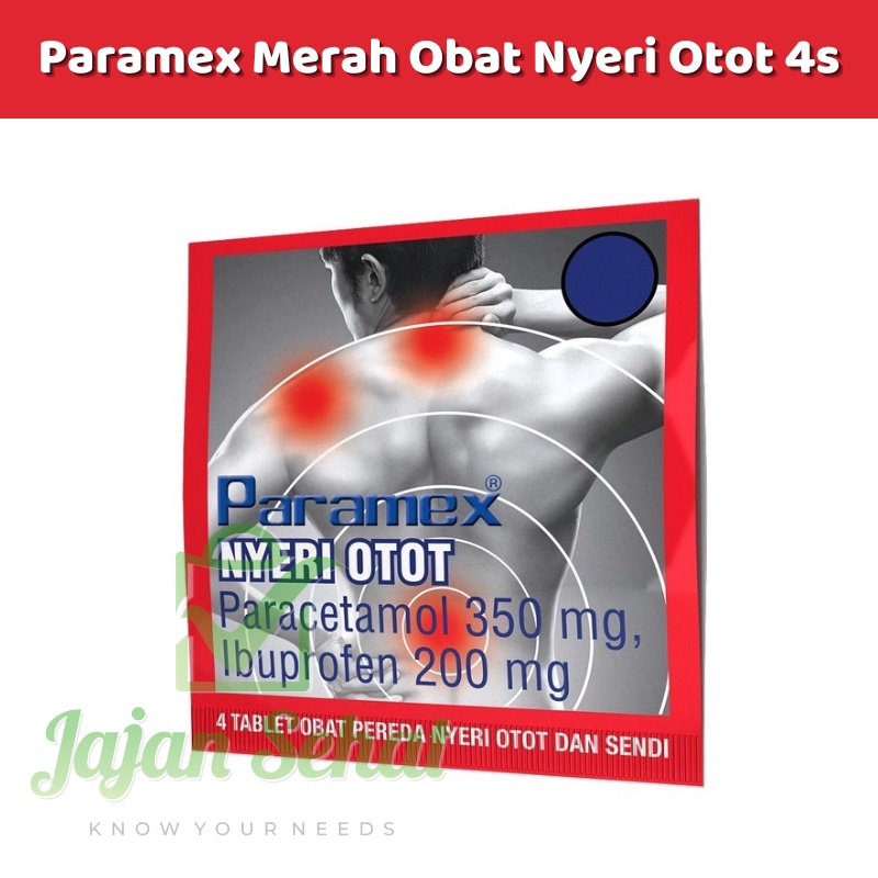 Paramex Merah Obat Nyeri Otot 4s