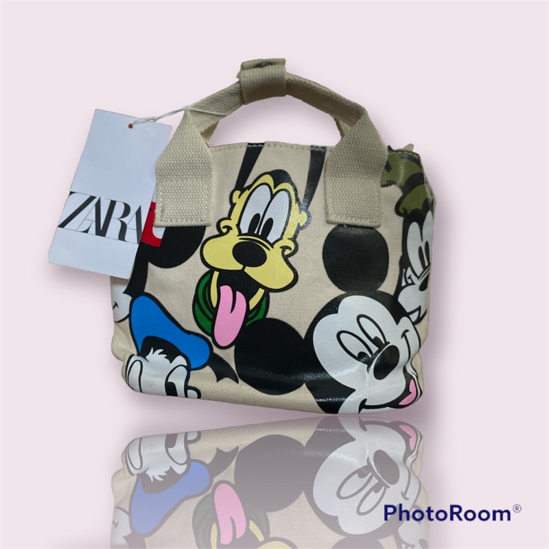 tas wanita/tas cewek/tas gambar/tote mini Zara/tas kanvas/tas lucu