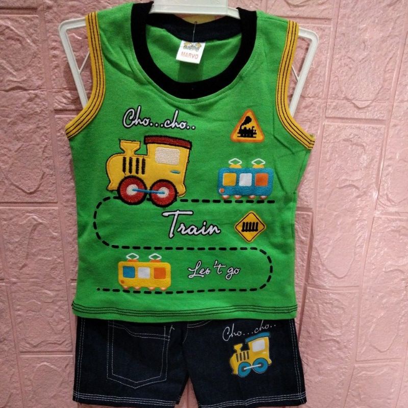 setelan baju anak laki import