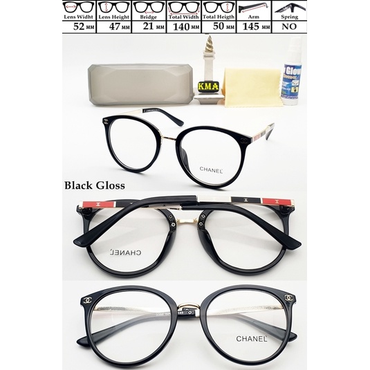 3388. Kacamata minus bulat wanita frame kacamata bulat frame korea