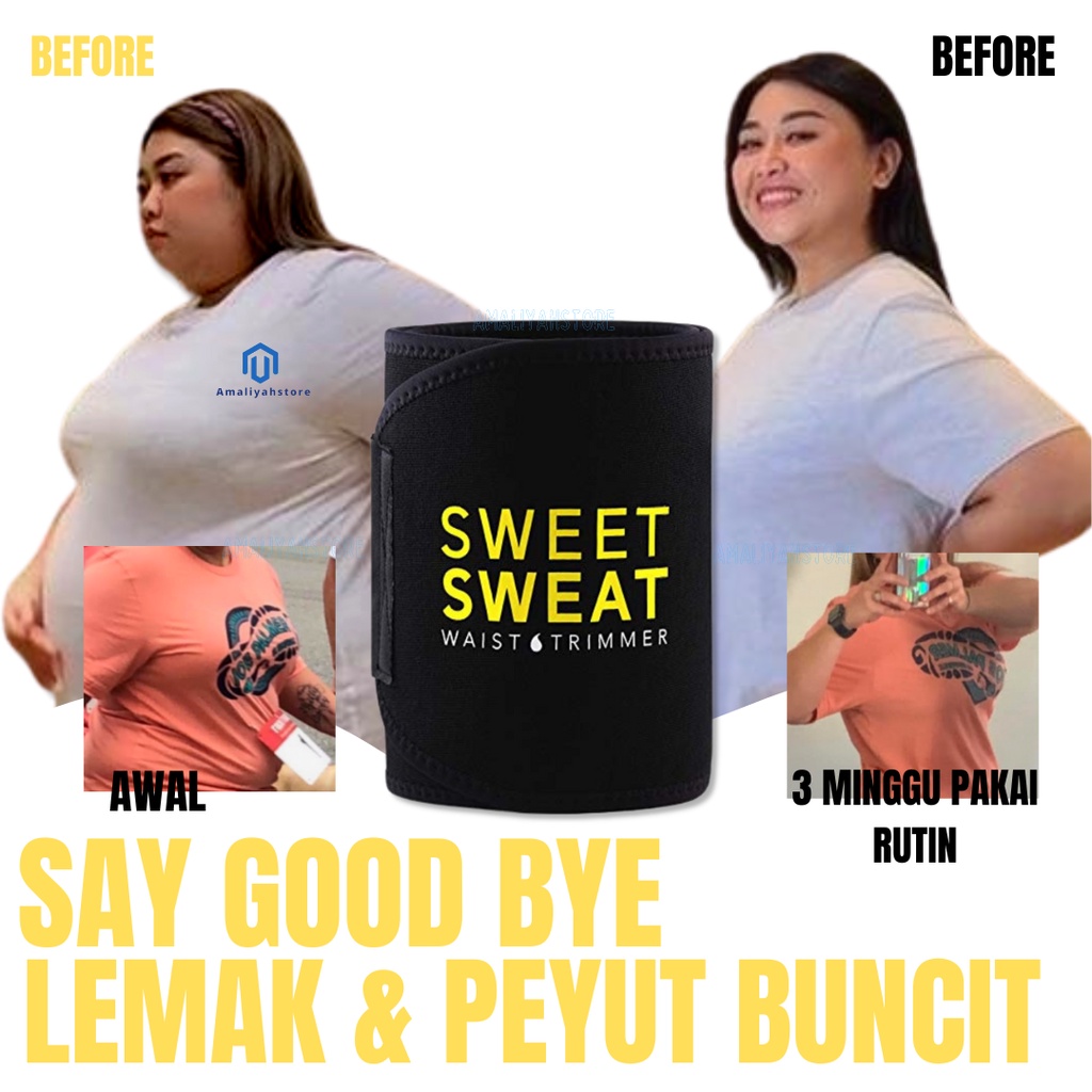 Sabuk Pembakar Lemak Penghilang Lemak Perut Penghancur Lemak Perut Pengecil  Dan Peluntur Perut Buncit Sweat Sweat Waist Trimer