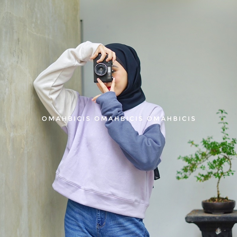 Jiso Crop Sweater Premium - Sweater Wanita- Sweater knit - Sweater import