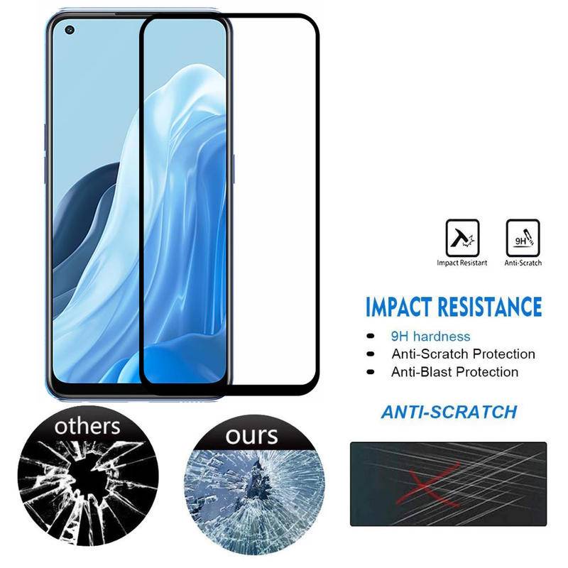 2pcs Pelindung Layar Tempered Glass 9D Untuk Oppo Reno 7 5G 7 Z 7 5G