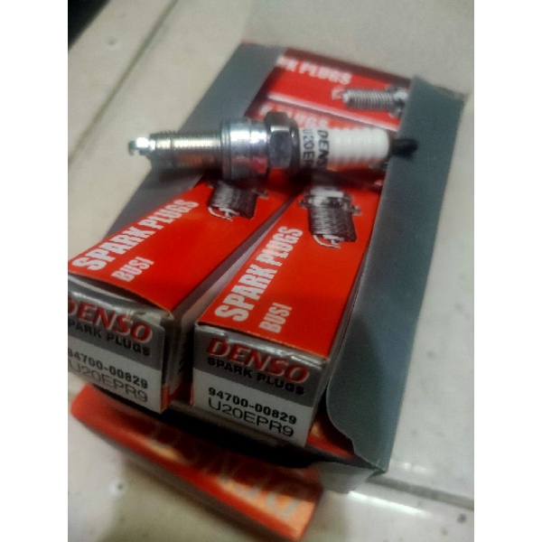 Busi Denso U20EPR9 motor Supra X125 Kharisma Revo