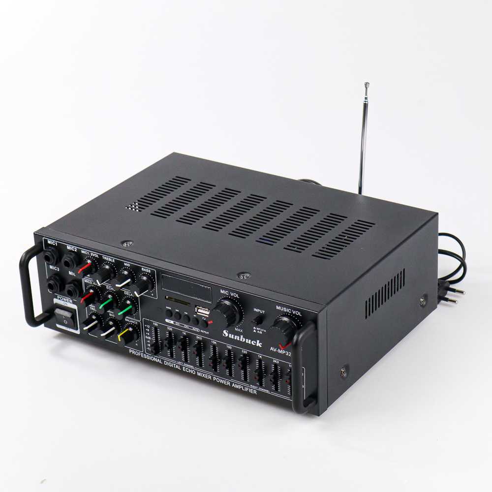 KR Sunbuck Bluetooth EQ Amplifier Karaoke Home Theater FM 2000W