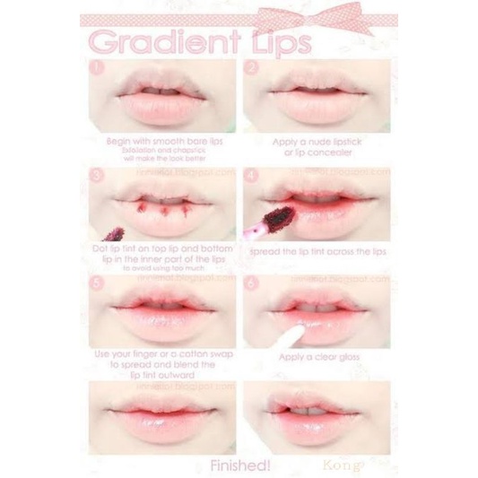 Liptint Lip Tint Lip Stain Kosmetik Bibir Makeup Make Up Kecantikan Pemerah Bibir