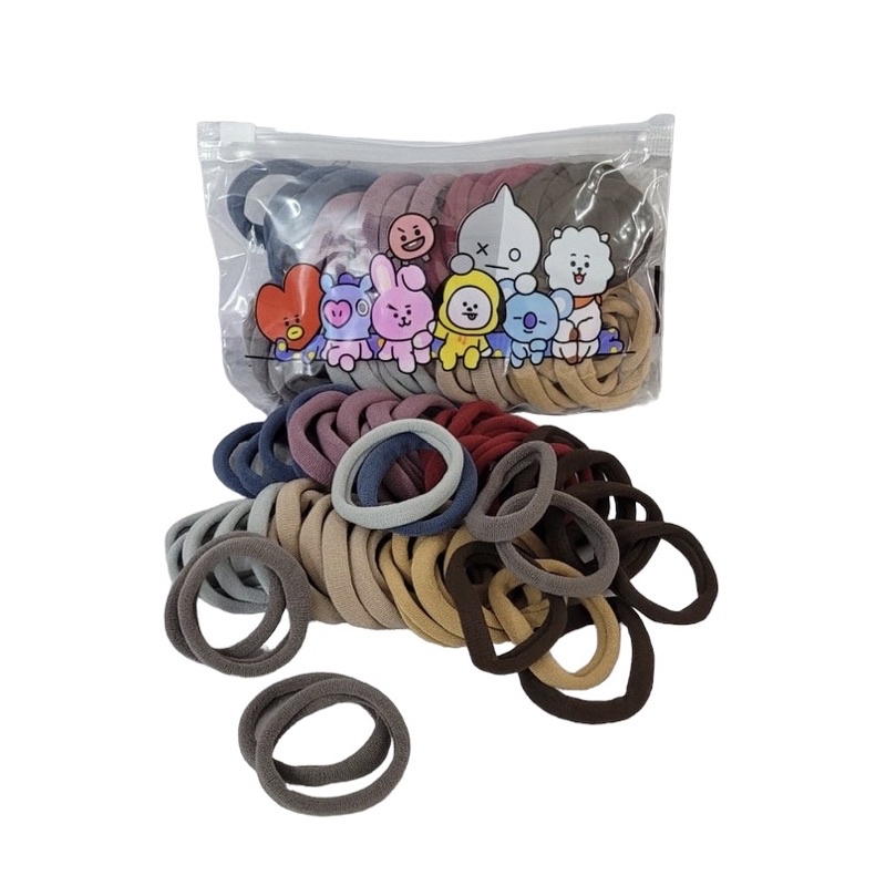 (50PCS) IKAT RAMBUT DONAT TOWEL RING / KUNCIR RAMBUT DONAT BESAR