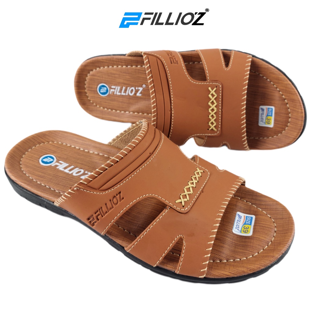 Sandal Pria Kulit Selop Distro Original Fillioz DANIEL Anti Air