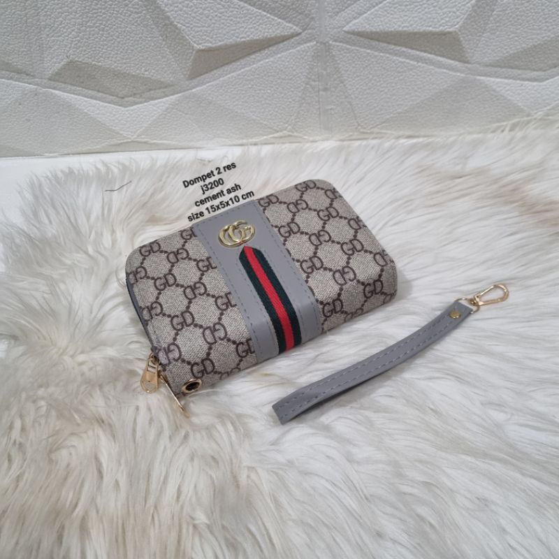 Dompet Import Wanita 2Resleting Kode J3200