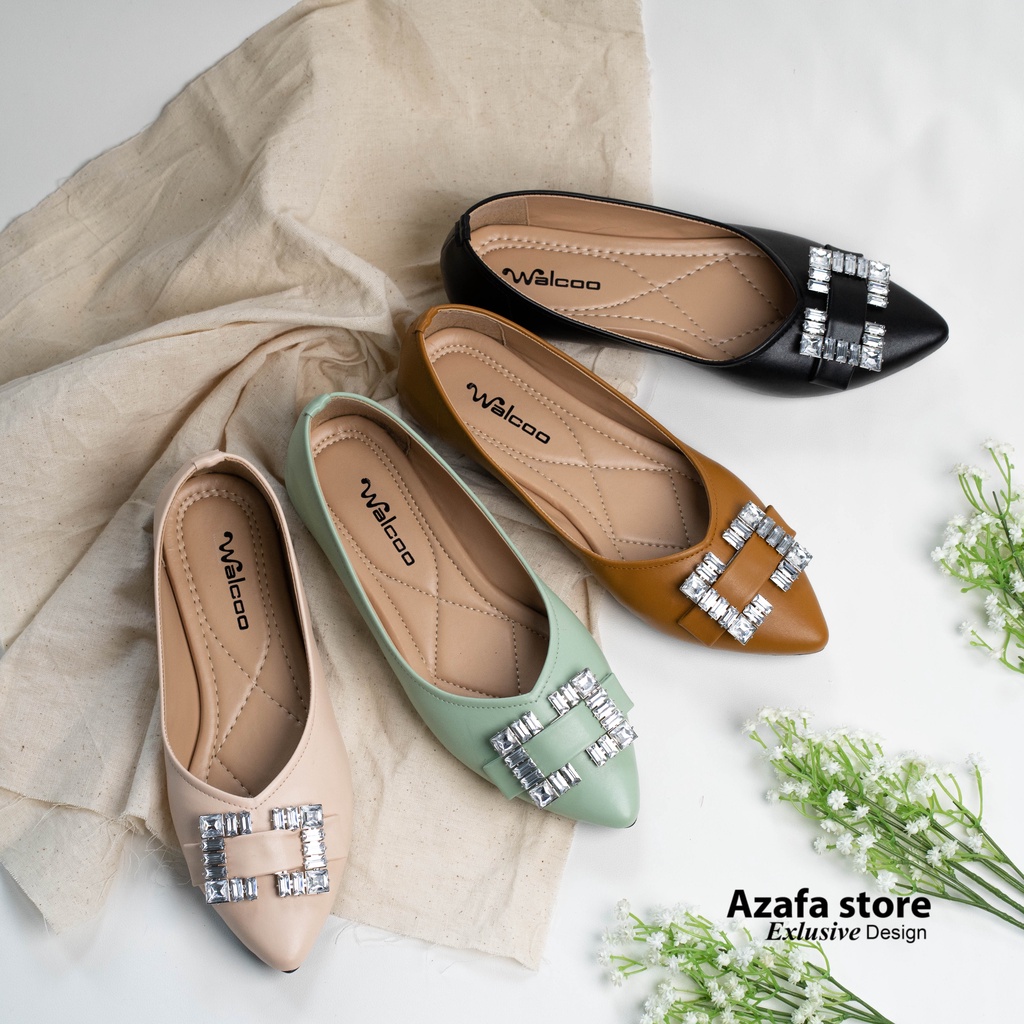 Walcoo Sepatu Flatshoes Wanita ODYSSEY