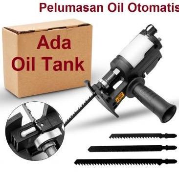 Adaptor Jigsaw Gergaji Mesin Adapter Reciprocating Jigsaw Tambahan Jig