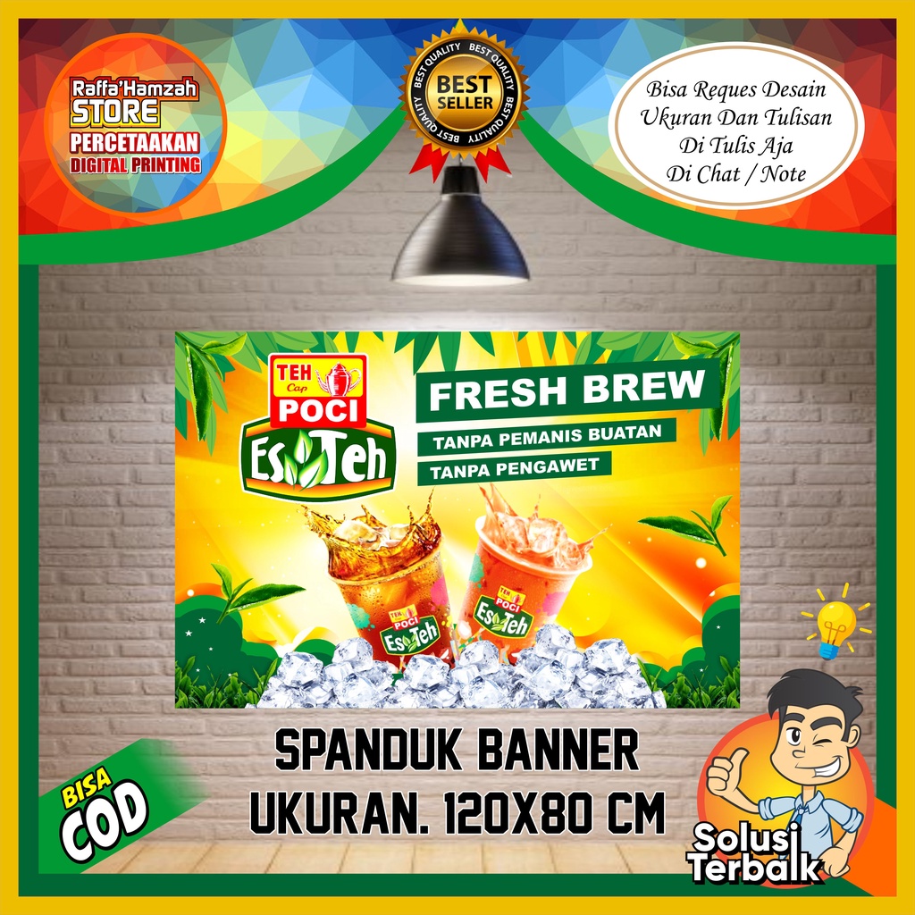 Jual Spanduk Banner Es Teh Poci Shopee Indonesia