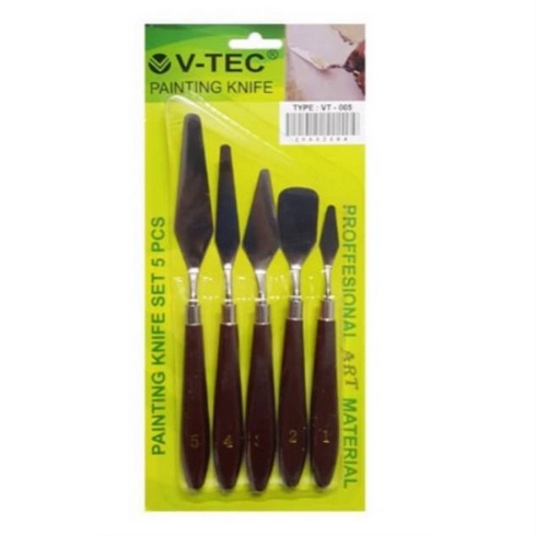 

V-Tec Painting Knife Type VT-005 (5PCS) - Pisau Palet