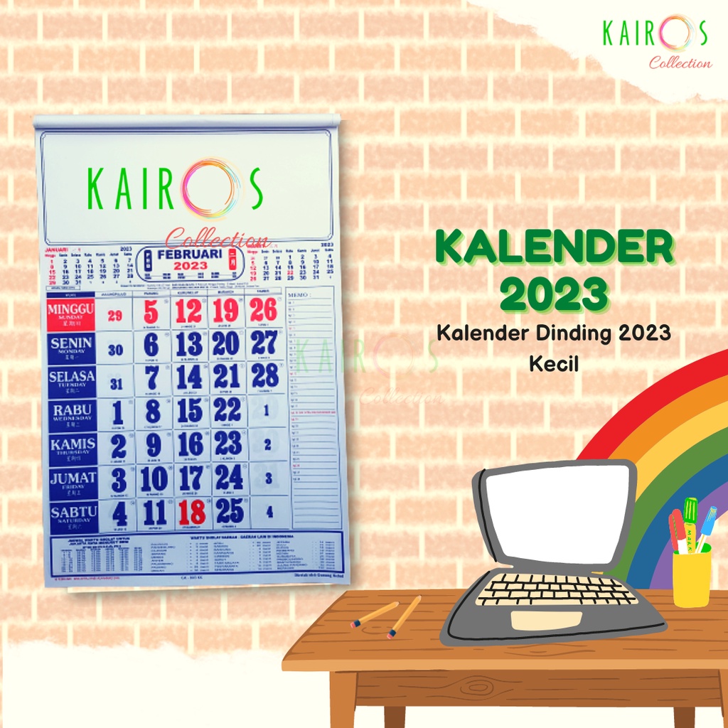 Kalender Tahun 2023 Kerja Kecil