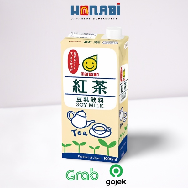 

Marusan Tonyu Soy Milk Black Tea 1L - Susu Kedelai Rasa Teh Made In Japan