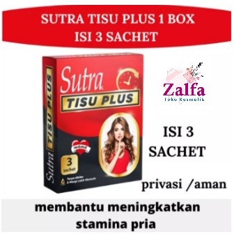 Sutra Tisu Plus isi 3 Sachet / Tisu Tissue Magic Tanpa di Bilas