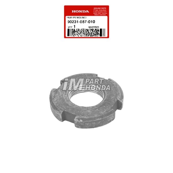 90231-087-010 Mur Rumah Kopling Nut Lock 14 MM C70 Grand Win Supra X Fit Lama Revo 100 Karisma Supra