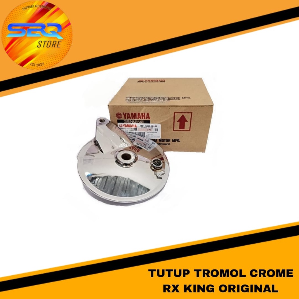 TUTUP TROMOL RX KING CHROME PANEL TROMOL BELAKANG RX KING CROME