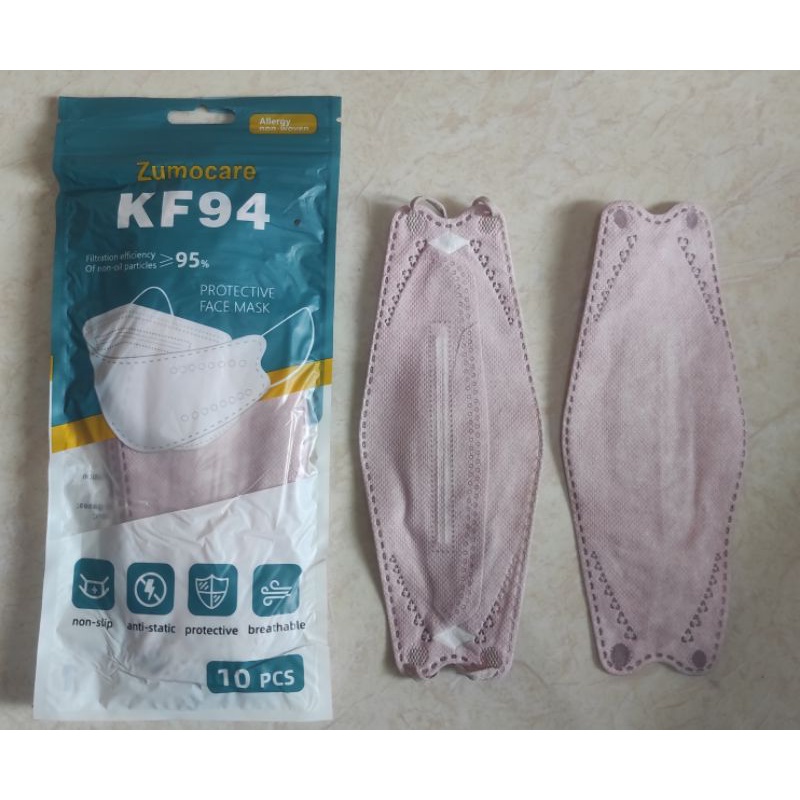 KF 94 WARNA 4PLY TERBARU MASKER KF 94 KOREA (ISI 10PCS)  KF94 MOUSON / KF94 WE MASK / KF94 CAREION-KF94 GRAYISH PURPLE