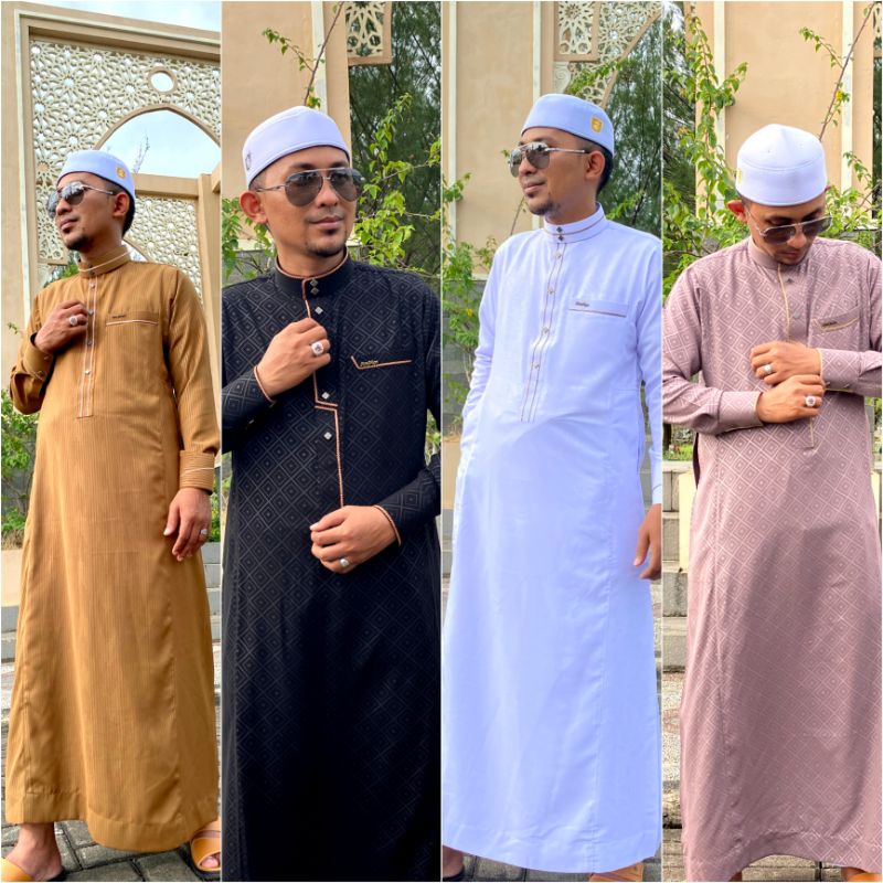 gamis sultan annun motif terbaru manset