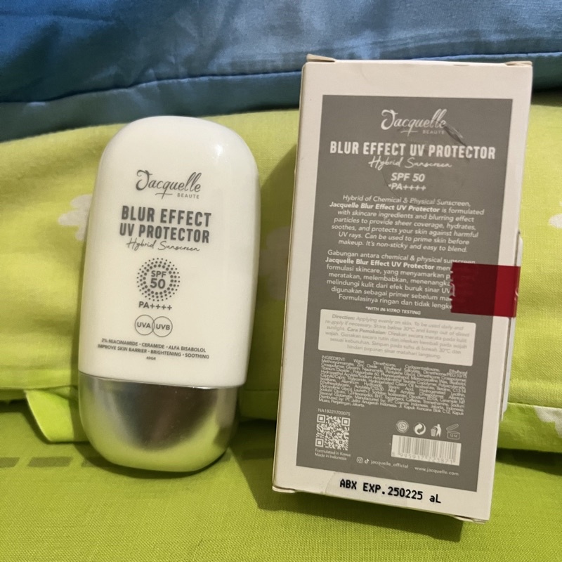 preloved jacquelle blur effect uv protector sunscreen