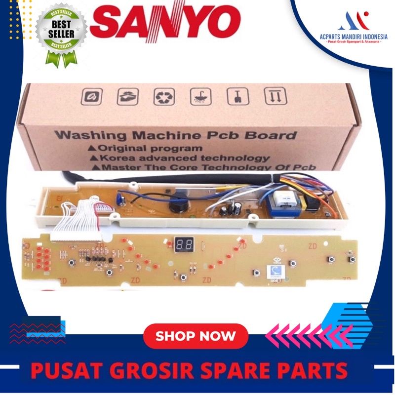 SANYO  ASW-85SB ASW-86SB modul pcb mesin cuci Top Loading