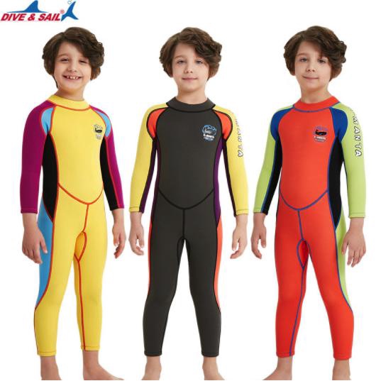 Baju Renang Anak 2.5 MM neoprene Dive & Sail Wetsuit Diving Swimsuit