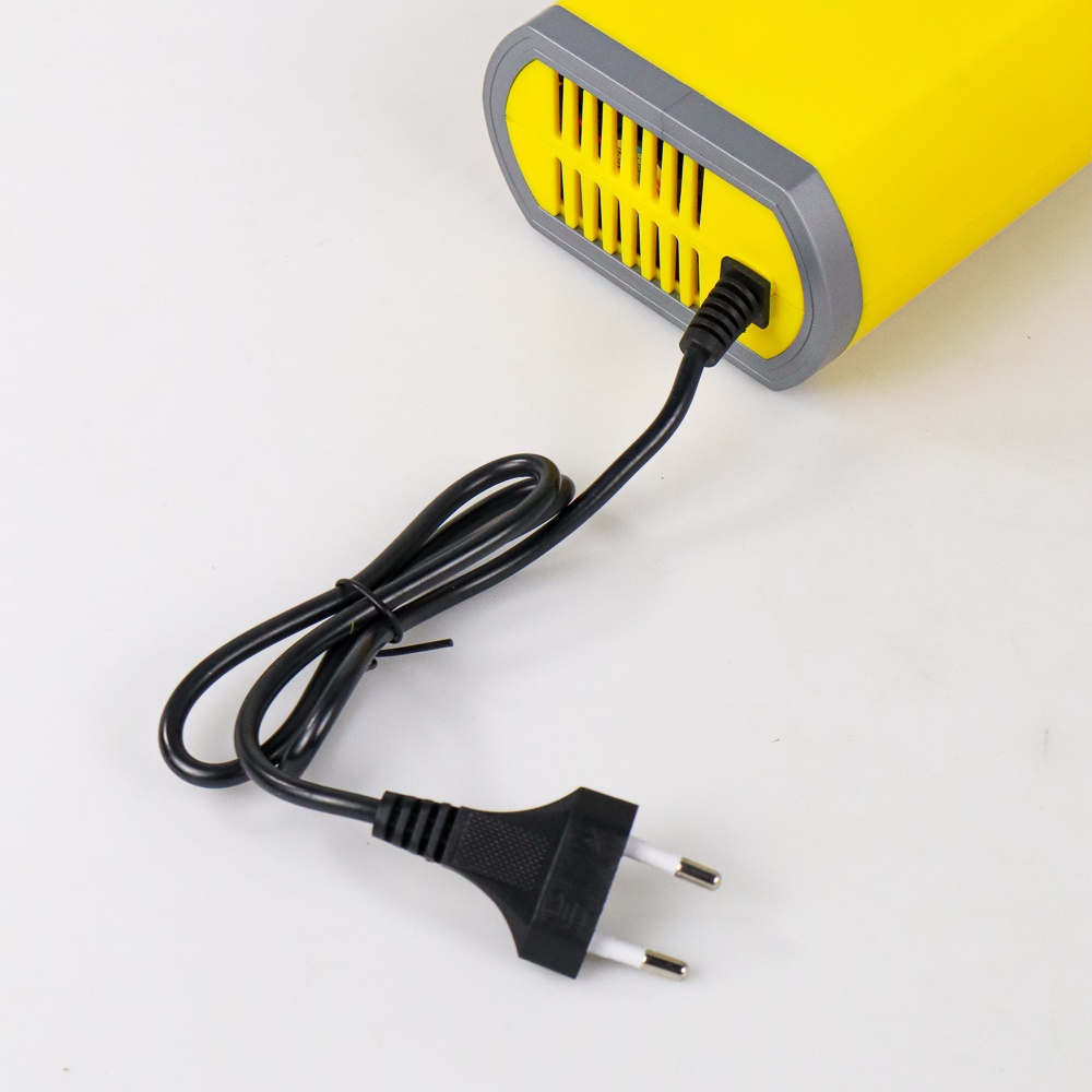 Taffware Charger Aki Portable Motorcycle Car Battery Charger 6A 12V - Yellow - OMRS1BYL