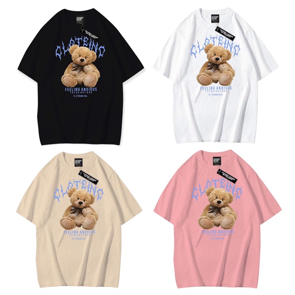 KAOS BONEKA TEDDY BEAR - KAOS BONEKA BERUANG - KAOS DISTRO PRIA WANITA-KAOS DISTRO THANKSINSOMNIA