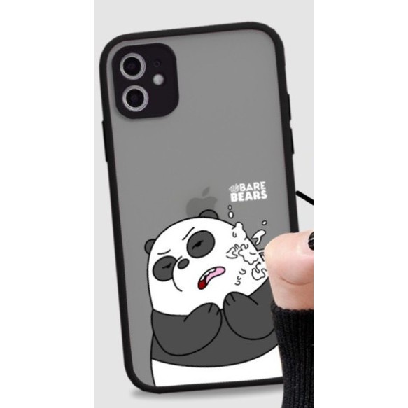 PRINTING HYBRID Panda case iphone 6 7 8 plus x xr xs max 11 12 pro max