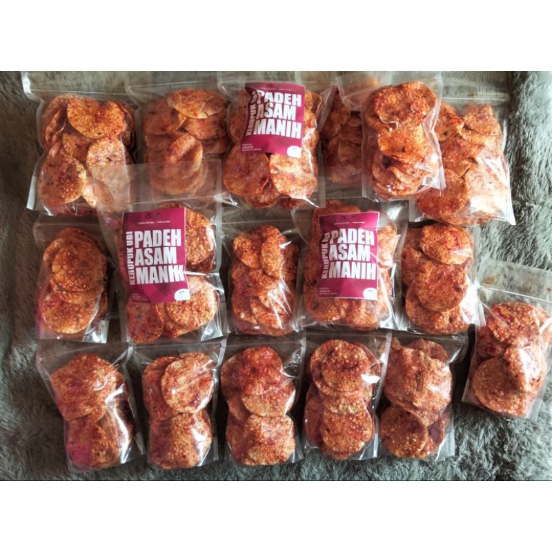 

CEMILAN KERUPUK PADEH ASAM MANIH Original 150gr