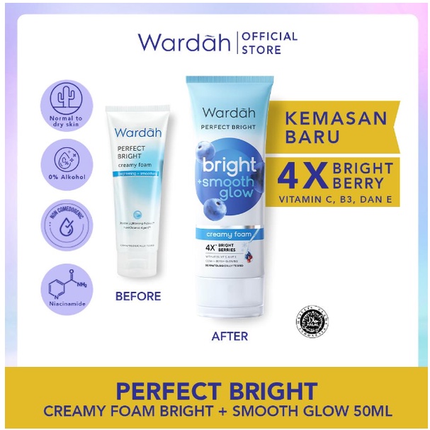 [NEW] WARDAH Perfect Bright Series Brightening - Pemutih Pencerah Wajah BPOM